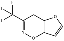 3-(Trifluoromethyl)-4a,7a-dihydro-4H-furo[2,3-e]-1,2-oxazine 结构式