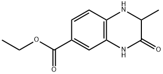 2-甲基-3-氧代-1,2,3,4-四氢喹喔啉-6-甲酸乙酯 结构式