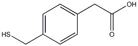 2-[4-(sulfanylmethyl)phenyl]acetic acid 结构式