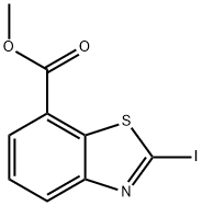 2-碘苯并[D]噻唑-7-羧酸甲酯 结构式