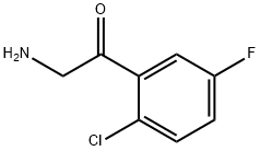 2-amino-1-(2-chloro-5-fluorophenyl)ethanone 结构式