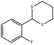 2-(2-fluorophenyl)-1,3-dithiane 结构式