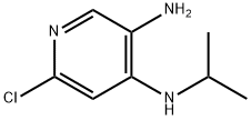 3,4-Pyridinediamine, 6-chloro-N4-(1-methylethyl)- 结构式