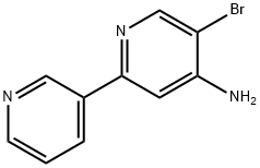 3-Bromo-4-amino-6-(3-pyridyl)pyridine 结构式