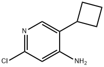 2-Chloro-4-amino-5-(cyclobutyl)pyridine 结构式