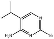 2-Bromo-4-amino-5-(iso-propyl)pyrimidine 结构式