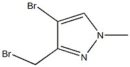 4-bromo-3-(bromomethyl)-1-methyl-1H-pyrazole 结构式