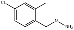 O-[(4-chloro-2-methylphenyl)methyl]hydroxylamine 结构式