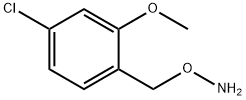 O-[(4-chloro-2-methoxyphenyl)methyl]hydroxylamine 结构式