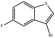 3-bromo-5-fluorobenzo[b]thiophene 结构式