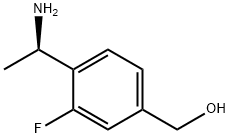 (4-[(1R)-1-AMINOETHYL]-3-FLUOROPHENYL)METHANOL 结构式