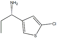 (S)-1-(5-chlorothiophen-3-yl)propan-1-amine 结构式