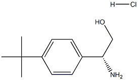 (2R)-2-AMINO-2-[4-(TERT-BUTYL)PHENYL]ETHAN-1-OL HCL 结构式