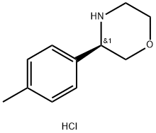 (3R)-3-(4-METHYLPHENYL)MORPHOLINE HYDROCHLORIDE 结构式