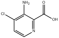 3-氨基-4-氯吡啶甲酸 结构式