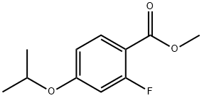 2-氟-4-异丙氧基苯甲酸甲酯 结构式