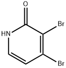 3,4-Dibromo-2-hydroxypyridine 结构式