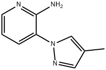 3-(4-METHYL-1H-PYRAZOL-1-YL)PYRIDIN-2-AMINE 结构式