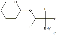 2-(四氢-2H-吡喃-2-氧基)乙基三氟硼酸钾 结构式
