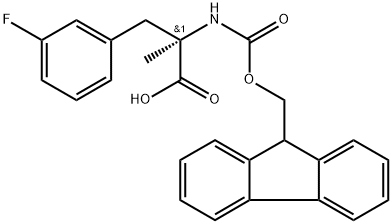 芴甲氧羰基-Α-甲基-D-3-氟醚 结构式