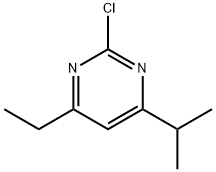 2-chloro-4-ethyl-6-(iso-propyl)pyrimidine 结构式