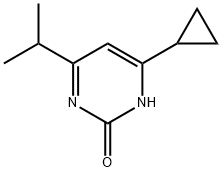 2-Hydroxy-4-cyclopropyl-6-(iso-propyl)pyrimidine 结构式