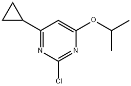 2-chloro-4-(iso-propoxy)-6-cyclopropylpyrimidine 结构式