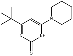 2-hydroxy-4-(piperidin-1-yl)-6-(tert-butyl)pyrimidine 结构式