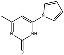 2-Hydroxy-4-(1H-pyrrol-1-yl)-6-methylpyrimidine 结构式