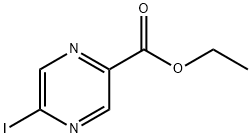 5-碘吡嗪-2-甲酸乙酯 结构式