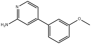 4-(3-METHOXYPHENYL)PYRIDIN-2-AMINE 结构式