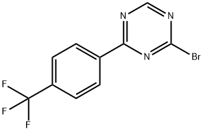 2-Bromo-4-(4-trifluoromethylphenyl)-1,3,5-triazine 结构式
