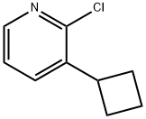 2-Chloro-3-(cyclobutyl)pyridine 结构式