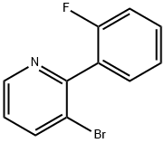 3-Bromo-2-(2-fluorophenyl)pyridine 结构式