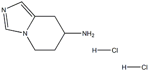 5,6,7,8-四氢咪唑并[1,5-A]吡啶-7-胺二盐酸盐 结构式