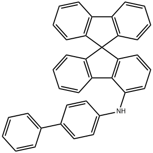 9,9'-螺二[9H-芴]-4-胺, N-[1,1'-联苯]-4-基- 结构式