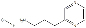 3-(吡嗪-2-基)丙-1-胺盐酸盐 结构式