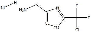 (5-(氯二氟甲基)-1,2,4-噁二唑-3-基)甲胺盐酸盐 结构式