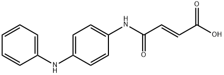 (E)-4-(4-anilinoanilino)-4-oxo-2-butenoic acid 结构式