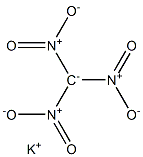 potassium trinitromethanide 结构式