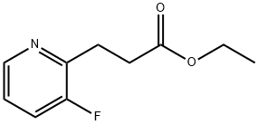 ETHYL 3-(3-FLUOROPYRIDIN-2-YL)PROPANOATE 结构式