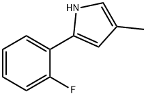 2-(2-氟苯基)-4-甲基-1H-吡咯 结构式