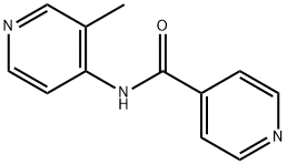 4-Pyridinecarboxamide, N-(3-methyl-4-pyridinyl)- 结构式
