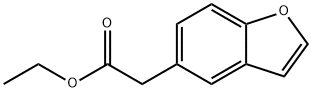 2-(苯并呋喃-5-基)乙酸乙酯 结构式