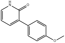 2-Hydroxy-3-(4-methoxyphenyl)pyridine 结构式