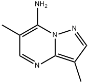 3,6-二甲基吡唑并[1,5-A]嘧啶-7-胺 结构式