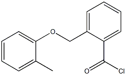 Benzoyl chloride, 2-[(2-methylphenoxy)methyl]- 结构式