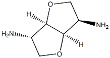 (3R,3aR,6S,6aR)-hexahydrofuro[3,2-b]furan-3,6-diamine 结构式