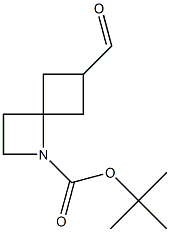 tert-butyl 6-formyl-1-azaspiro[3.3]heptane-1-carboxylate 结构式