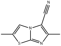 2,6-dimethylimidazo[2,1-b][1,3]thiazole-5-carbonitrile 结构式